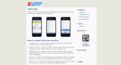Desktop Screenshot of 2wap.org
