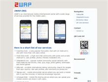 Tablet Screenshot of 2wap.org